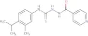 4-(3-methyl-4-(isopropyl)phenyl)-1-(4-pyridinecarboxyl)thiosemicarbazide
