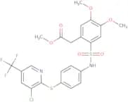 methyl 2-(2-(((4-(3-chloro-5-(trifluoromethyl)(2-pyridylthio))phenyl)amino)sulfonyl)-4,5-dimethoxy…