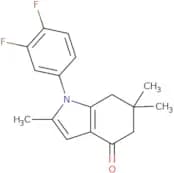 1-(3,4-difluorophenyl)-2,6,6-trimethyl-5,6,7-trihydroindol-4-one