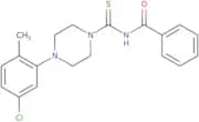 N-((4-(5-chloro-2-methylphenyl)piperazinyl)thioxomethyl)benzamide