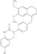 1-(4-((6,7-dimethoxy(3,4-dihydroisoquinolyl))methyl)phenyl)-3-(4-bromo-2-chlorophenyl)urea