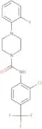 N-[2-chloro-4-(trifluoromethyl)phenyl]-4-(2-fluorophenyl)piperazine-1-carboxamide