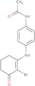 N-(4-((2-bromo-3-oxocyclohex-1-enyl)amino)phenyl)ethanamide