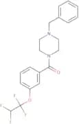 4-benzylpiperazinyl 3-(1,1,2,2-tetrafluoroethoxy)phenyl ketone