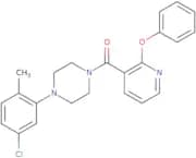 4-(5-chloro-2-methylphenyl)piperazinyl 2-phenoxy(3-pyridyl) ketone