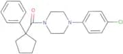 4-(4-chlorophenyl)piperazinyl phenylcyclopentyl ketone