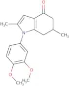 1-(3,4-dimethoxyphenyl)-2,6-dimethyl-5,6,7-trihydroindol-4-one