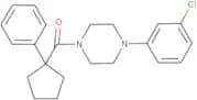 4-(3-chlorophenyl)piperazinyl phenylcyclopentyl ketone