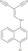 (((4-bromonaphthyl)amino)methylene)methane-1,1-dicarbonitrile