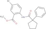 methyl 5-bromo-2-(1-phenylcyclopentaneamido)benzoate