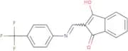 2-(((4-(trifluoromethyl)phenyl)amino)methylene)indane-1,3-dione