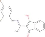 2-((((2,4-difluorophenyl)methyl)amino)ethylidene)indane-1,3-dione