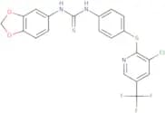 (benzo[3,4-d]1,3-dioxolen-5-ylamino)((4-(3-chloro-5-(trifluoromethyl)(2-pyridylthio))phenyl)amino)…