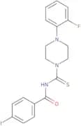 N-((4-(2-fluorophenyl)piperazinyl)thioxomethyl)(4-iodophenyl)formamide