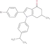 2-(4-bromophenyl)-6-methyl-1-(4-(methylethyl)phenyl)-5,6,7-trihydroindol-4-one