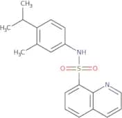 (3-methyl-4-(isopropyl)phenyl)(8-quinolylsulfonyl)amine
