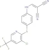 (((4-(3-chloro-5-(trifluoromethyl)-2-pyridylthio)phenyl)amino)methylene)methane-1,1-dicarbonitrile