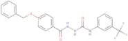 1-((4-(phenylmethoxy)phenyl)carbonyl)-4-(3-(trifluoromethyl)phenyl)semicarbazide