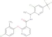 (2-(4-chloro-2-methylphenoxy)(3-pyridyl))-N-((3-chloro-5-(trifluoromethyl)(2-pyridyl))methylamino)…