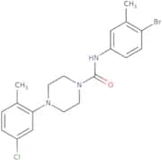 N-(4-bromo-3-methylphenyl)-4-(5-chloro-2-methylphenyl)piperazine-1-carboxamide