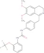 1-(4-((6,7-dimethoxy(3,4-dihydroisoquinolyl))methyl)phenyl)-3-(2-(trifluoromethoxy)phenyl)urea
