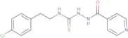 1-(2-(4-chlorophenyl)ethyl))-1-(4-pyridylcarbonyl)thiosemicarbazide