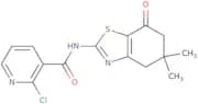 N-(5,5-dimethyl-7-oxo(4,5,6-trihydrobenzothiazol-2-yl))(2-chloro(3-pyridyl))formamide
