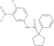 N-(4-chloro-3-nitrophenyl)-1-phenylcyclopentane-1-carboxamide