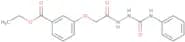 ethyl 3-((N-((phenylamino)carbonylamino)carbamoyl)methoxy)benzoate
