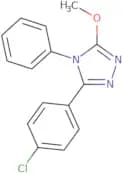 5-(4-chlorophenyl)-3-methoxy-4-phenyl-1,2,4-triazole