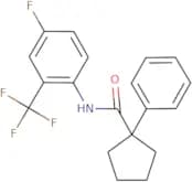 N-[4-fluoro-2-(trifluoromethyl)phenyl]-1-phenylcyclopentane-1-carboxamide