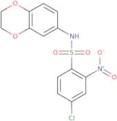 ((4-chloro-2-nitrophenyl)sulfonyl)-4-oxachroman-6-ylamine