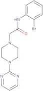 N-(2-bromophenyl)-2-(4-pyrimidin-2-ylpiperazinyl)ethanamide