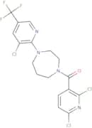2,6-dichloro(3-pyridyl) 4-(3-chloro-5-(trifluoromethyl)(2-pyridyl))(1,4-diazaperhydroepinyl) ketone