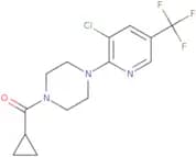 4-(3-chloro-5-(trifluoromethyl)(2-pyridyl))piperazinyl cyclopropyl ketone