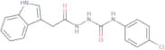 N-(((4-chlorophenyl)amino)carbonylamino)-2-indol-3-ylethanamide