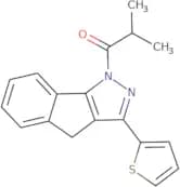 2-methyl-1-(3-(2-thienyl)indeno[2,3-d]pyrazolyl)propan-1-one