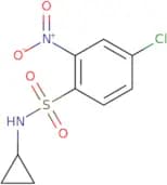 4-chloro-N-cyclopropyl-2-nitrobenzene-1-sulfonamide