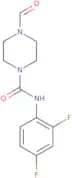 N-(2,4-difluorophenyl)(4-formylpiperazinyl)formamide