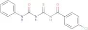 (4-chlorophenyl)-N-(((phenylamino)carbonylamino)thioxomethyl)formamide