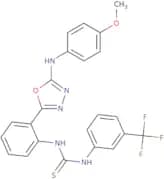 ((2-(3-((4-methoxyphenyl)amino)(2,4,5-oxadiazolyl))phenyl)amino)((3-(trifluoromethyl)phenyl)amino)…
