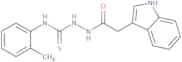 1-(2-(indol-3-yl)-acetyl)-4-(2-methylphenyl)thiosemicarbazide