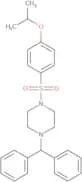 4-(diphenylmethyl)-1-((4-(isopropoxy)phenyl)sulfonyl)piperazine
