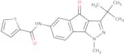 N-(3-(tert-butyl)-1-methyl-4-oxoindeno[2,3-d]pyrazol-6-yl)-2-thienylformamide