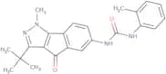 N-(3-(tert-butyl)-1-methyl-4-oxoindeno[2,3-d]pyrazol-6-yl)((2-methylphenyl)amino)formamide