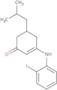 3-((2-iodophenyl)amino)-5-(2-methylpropyl)cyclohex-2-en-1-one