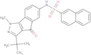 3-(tert-butyl)-1-methyl-6-((2-naphthylsulfonyl)amino)indeno[2,3-d]pyrazol-4-one