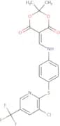 5-(((4-(3-chloro-5-(trifluoromethyl)(2-pyridylthio))phenyl)amino)methylene)-2,2-dimethyl-1,3-dioxa…