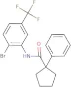 N-[2-bromo-5-(trifluoromethyl)phenyl]-1-phenylcyclopentane-1-carboxamide