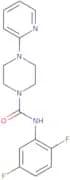 ((2,5-difluorophenyl)amino)(4-(2-pyridyl)piperazinyl)methane-1-one